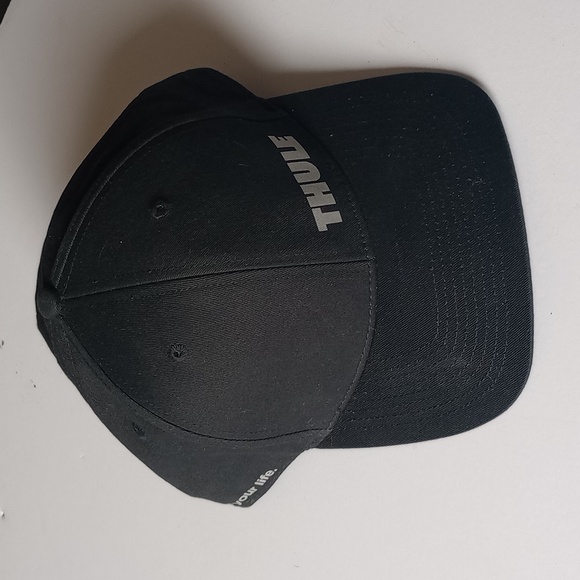 Thule Hat Strap Snap Back Ball Cap Black  Reflective Bring Your Life - Picture 1 of 7